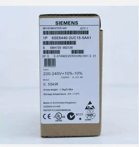 6SE6 440-2UC15-5AA1 NEW SIEMENS MICROMASTER 440 Inverter 6SE6440-2UC15-5AA1 - Picture 1 of 6
