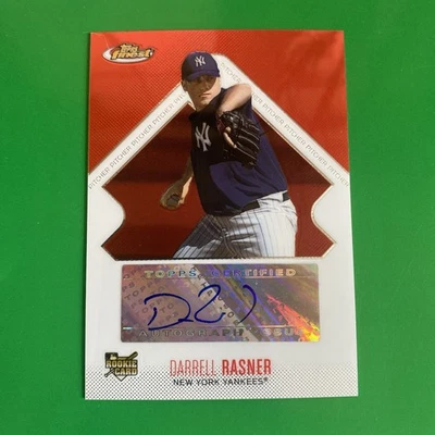 Darrell Rasner 2006 Topps Finest Rookie Auto Card #149 - Image 1 of 3