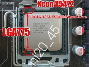 Intel Xeon X5472 (3,0 GHz/12 M/1600 MHz) igual a LGA 775/zócalo T CPU 100 % funciona - Imagen 1 de 3