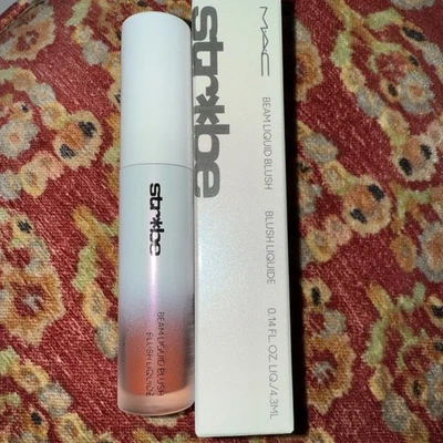 MAC Strobe Beam Liquid Blush LAVALITE 0.14 oz Full Size NIB Iridescent Finish - Image 1 of 3