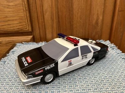Vintage 1993 Fun Rise Plastic Model Police Car Working - Image 1 of 4