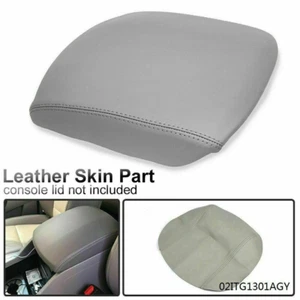 Juego de cubiertas de reposabrazos con tapa de consola central de cuero gris para Honda Pilot 09-15 nuevo - Imagen 1 de 12