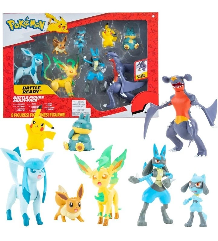 Pikachu Pokémon Battle Figure Multi-Pack Toy Action Figure Jazwares Authentic