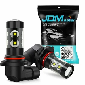 JDM ASTAR 2x H10 9145 50W Super Bright LED Fog Light Bulbs 3200LM DRL - Picture 1 of 11