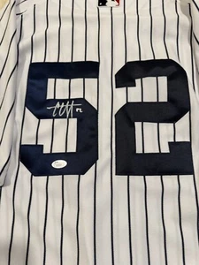 CC SABATHIA SIGNED AUTO 2009 AUTHENTIC WORLD SERIES Jersey JSA CERT - Picture 1 of 7