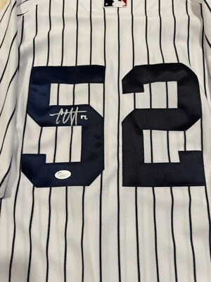 CC SABATHIA SIGNED AUTO 2009 AUTHENTIC WORLD SERIES Jersey JSA CERT - Image 1 of 4