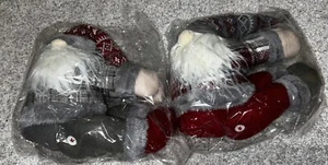 2pcs Christmas Faceless Gnome Santa Plush Dolls Toy Table Decor US - Picture 1 of 5