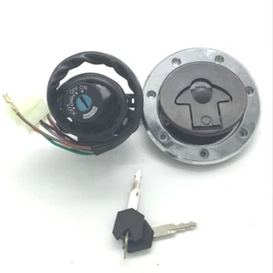 Cerraduras de tapa de gas combustible interruptor de encendido para Kawasaki Ninja ZX6R ZX7R ZX7RR ZX9R - Imagen 1 de 9