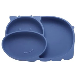 Silicone Baby Plates with SuctionDivided Placemat Dish for Toddlers and KidsB... - Picture 1 of 6