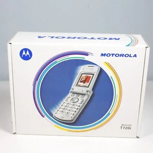 Rare Vintage Motorola T720i Black Phone Collector In Box Complete International - Picture 1 of 7