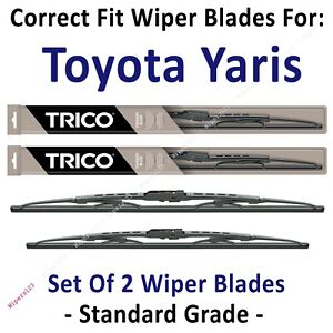 Wiper Blades 2-Pack Standard Wiper Blades fits 2016+ Toyota Yaris - 30221/170
