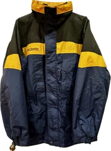 Columbia Sportswear Ski/Winter Men’s L Color Block Snow/Rain/Wind Coat Nice! - Foto 1 di 8