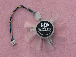 75mm Sapphire Radeon HD4830 HD4850 Fan Replacement 40mm 4Pin FS1280-AP184C R181b - Picture 1 of 3