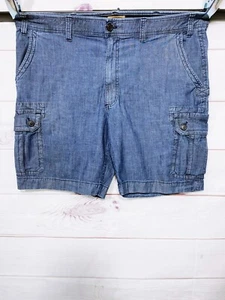 The Foundry Supply Co Mens Cargo Shorts Size 48 Comfort Stretch Blue Pockets - Picture 1 of 6