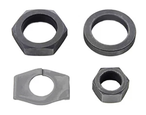 PARKERIZED Rear SLEEVE & AXLE NUTS for 1936 - 1972 Harley Knuckle UL Pan Shovel - Bild 1 von 3
