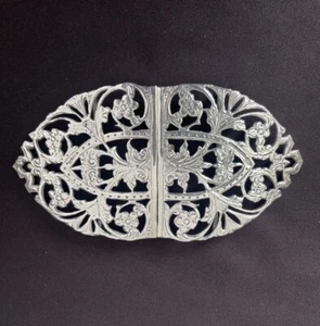 Vintage Heavy solid silver nurses Belt Buckle Birmingham 1992. - Picture 1 of 11