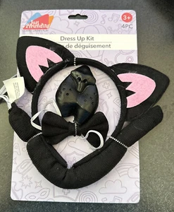 Sie erhalten 1 Halloween Katzenohren Nasenschwanz Urlaub Party Verkleiden Spielen lustig schick - Bild 1 von 2