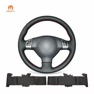 Black Artificial Leather Steering Wheel Cover for Suzuki Swift Sport Splash - Bild 1 von 10