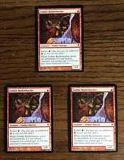 3x Goblin Bushwhacker Zendikar MTG Magic the Gathering Near Mint