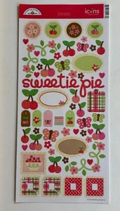 DISEÑO DOODLEBUG - 12" X 6" - PEGATINAS CARTULINA - JUBILEO CEREZAS - BRILLO - Imagen 1 de 1