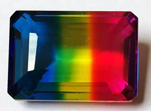 AAA+ 91.90 Ct. Large Tourmaline Emerald Cut Loose Gemstone Gift for Birthday/Her - Picture 1 of 8