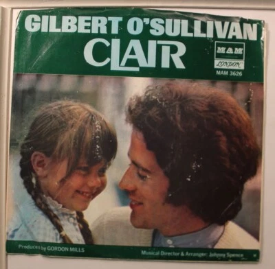 Picture Sleeve 45 Gilbert O'Sullivan - Clair / Ooh-Wakka-Doo-Wakka-Day On Mam — 第 1/3 张图片