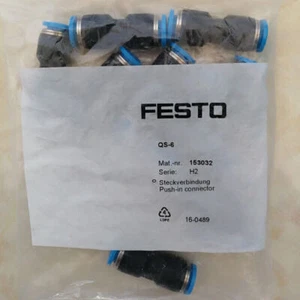 10 szt. Nowy do złącza Festo QS-6 153032 - Zdjęcie 1 z 1