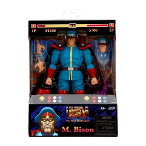 Street Fighter II M Bison (Player 2) 6 inch Action Figure 2 NEW - Picture 1 of 11