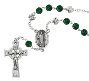 IRISH GREEN AUTO ROSARY - Bild 1 von 1