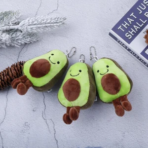 13cm Avocado Keychain Fruits Stuffed Plush Toy Doll Key ring Child Toy Gif|.hw - Photo 1 sur 11