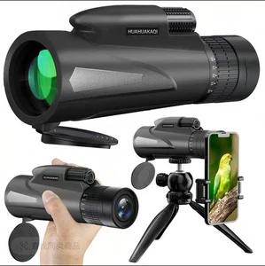 10×30 Monocular Telescope with Smartphone Holder & Upgraded Tripod, - Picture 1 of 6
