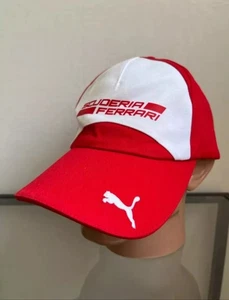 SCUDERIA FERRARI FORMULA 1 TEAM RACING SANTANDER BASEBALL CAP PUMA - Picture 1 of 10