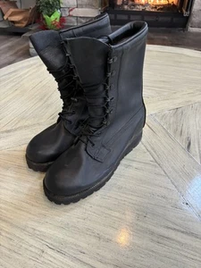 Belleville GoreTex Schwarz Leder Combat Military Stiefel Herren Gr:8 Nie Getragen - Bild 1 von 6