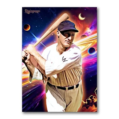 Goose Goslin Moonshot Art Card 01/20 Starpop Signed Trading Card Short Print - Image 1 of 2