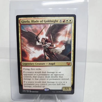 MTG - Gisela, Blade of Goldnight - #219 - Commander 2015 - NM - Image 1 of 2