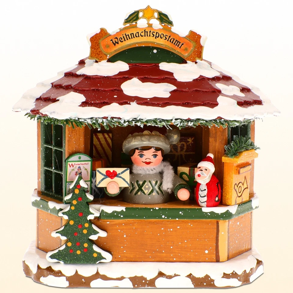 559-110h4405 Hubrig Winterkinder Weihnachtspostamt elektrisch
