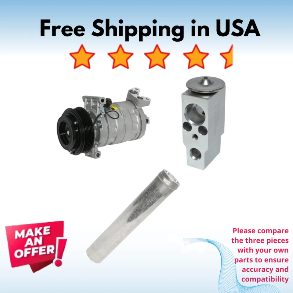 Kit Compressor A/C Fit Nissan Versa 2007-2011 - Image 1 of 1