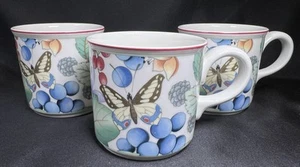 Villeroy & Boch Catalina Demitasse Replacement Cups Fruits and Butterfly Rare - Picture 1 of 23