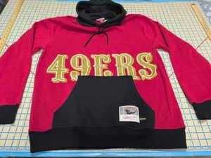 NFL San Francisco 49ers Mitchell & Ness ThrowBack Hoodie NWT Men's 2XL ~6 - Picture 1 of 9