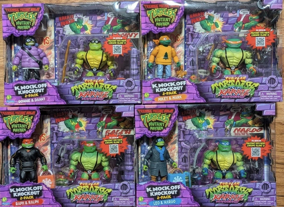 Трубчатая Черепаха Каратэ Воины TMNT Мутант Беспорядок Театральный Короткий ПОЛНЫЙ КОМПЛЕКТ - Изображение 1 из 1