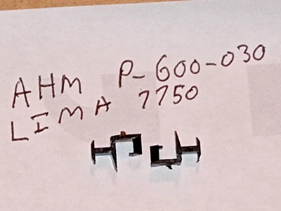 2 RAPIDO N SCALE COUPLERS FOR AHM TRAINS AHM PART P-600-030 RIVAROSSI LIMA  7750 - Image 1 of 2