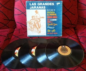 LAS GRANDES JARANAS PERU BOX 4-LP 1976 EL PARRAL Sereneta Criolla ROSITA RIOS - Picture 1 of 11
