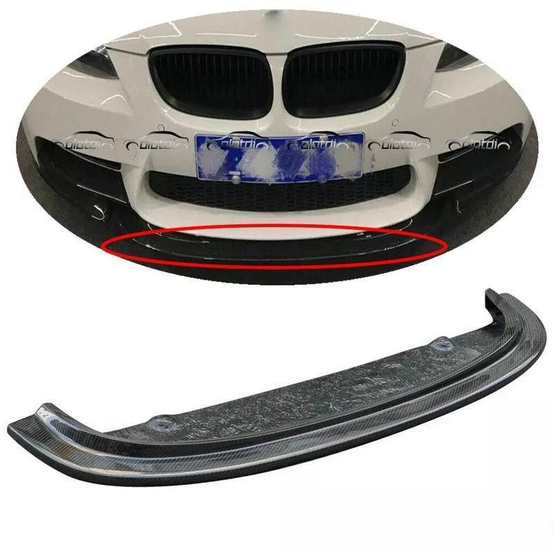 Parachoques delantero de fibra de carbono para BMW E92 E93 M3 2008-2013 labio barbilla alerón divisor Foto 1 de 1