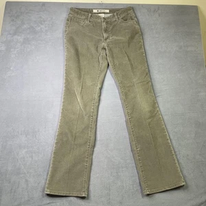 GAP Damen Hose 8 Tall olivgrau Cord Bootcut Stretch Vintage Y2K 2004 - Bild 1 von 9