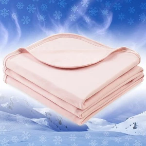 Cooling Blanket for Hot Sleepers, Lightweight Summer Blanket for Bed, Cooling... - Picture 1 of 9
