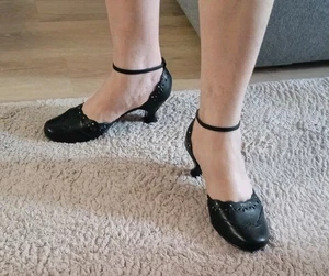 Pumps Tamaris ,Gr.4o , schwarz,Tanzschuhe,Festliche Schuhe bequem,Leder,Edel - Bild 1 von 10