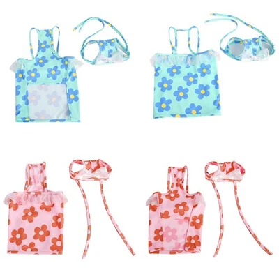 Pet Dog Bikini Set UV Protection Bathing Suit Breathable Swimsuit Beach Cute - Image 1 of 3