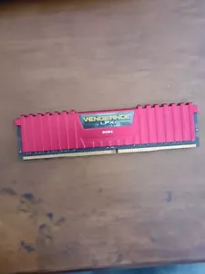 8GB Corsair Vengeance LPX DDR4 2400MHz cmk8gm1a2400c16r Memory Module - Red - Picture 1 of 3