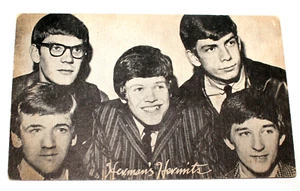 Herman's Hermits Souvenir Publicity Photo Card 60s Music CA2 - Picture 1 of 4