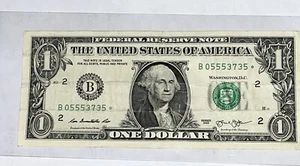 Bill One Dollar Nominierung Ersatz mit Stern # B 05553735* - Bild 1 von 11
